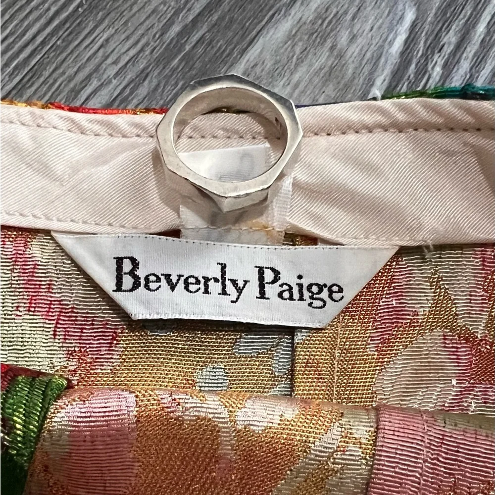 Vintage 50’s Beverly Paige Floral High Waist Women's Hot-pants Shorts